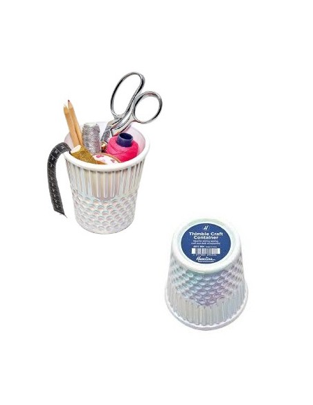 Dedal cubilete blanco perlado H4911.WH