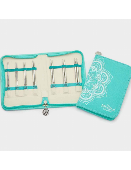 Set agujas interc. 3-6 mm 13 cm KnitPro Mindful Believe 36302