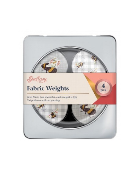 Pesos para telas abejita Sew Easy ER907.4.3, pack de 4