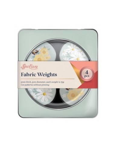 Pesos para telas margarita Sew Easy ER907.4.4, pack de 4