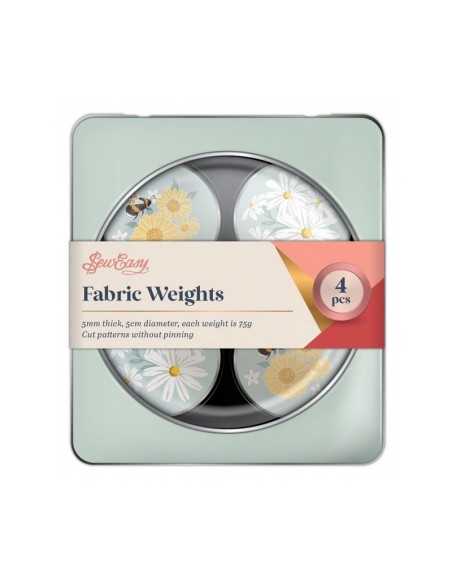 Pesos para telas margarita Sew Easy ER907.4.4, pack de 4