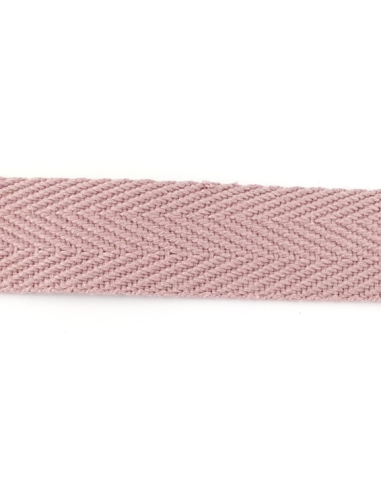 Cinta espiga rígida algodón MC2082 30 mm, 25 m