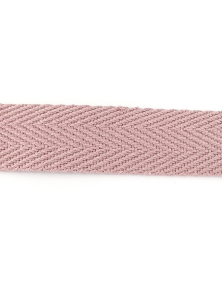 Cinta espiga rígida algodón MC2082 30 mm, 25 m