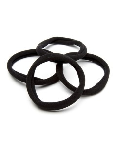 Goma pelo acrílica negra Inca 11002, pack 4 gomas