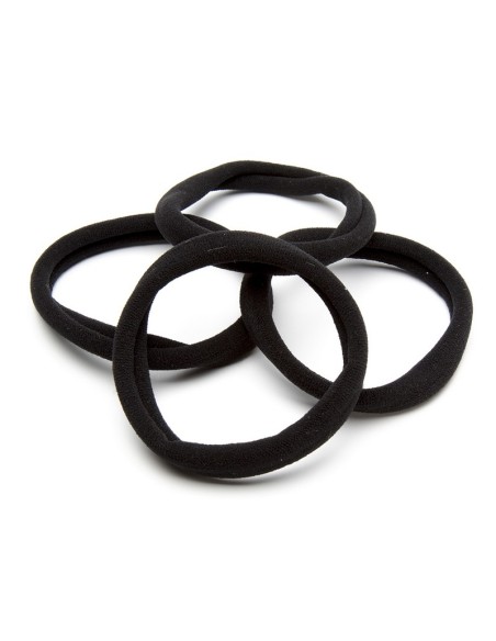 Goma pelo acrílica negra Inca 11002, pack 4 gomas