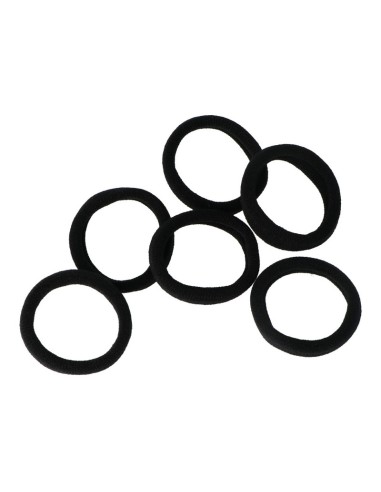 Goma pelo negra 5 cm Inca 50121, pack 6 unidades