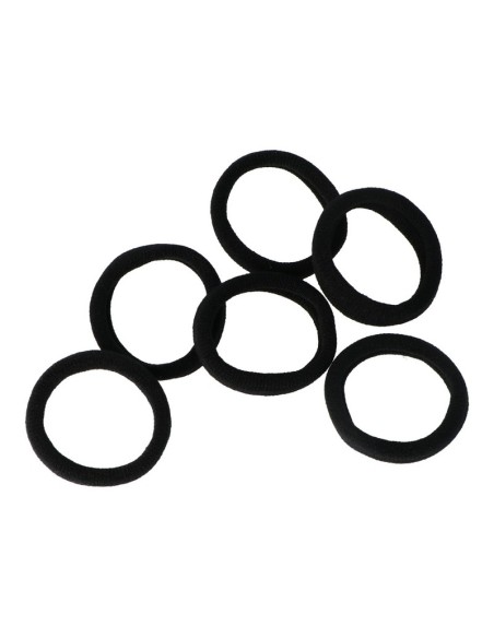 Goma pelo negra 5 cm Inca 50121, pack 6 unidades