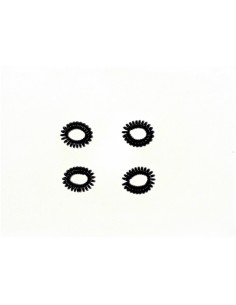 Goma pelo cable teléfono negra para el pelo mujer Inca 11039, pack 4 gomas 2