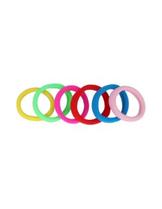 Goma pelo acrílica surtido de colores Inca 10245, pack de 6 unidades 2