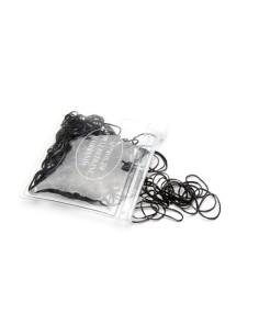 Goma pelo mini negra 2,5 cm Inca 10088, bolsa 250 unidades 2