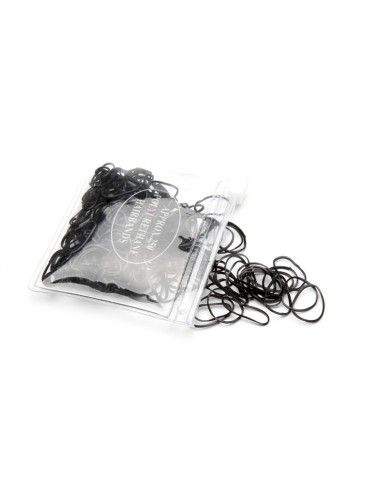Goma pelo mini negra 2,5 cm Inca 10088, bolsa 250 unidades