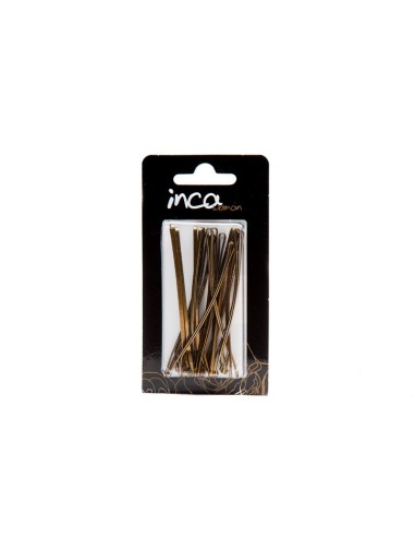 Horquilla curva grande dorada 7 cm Inca 11053, pack 20 unidades