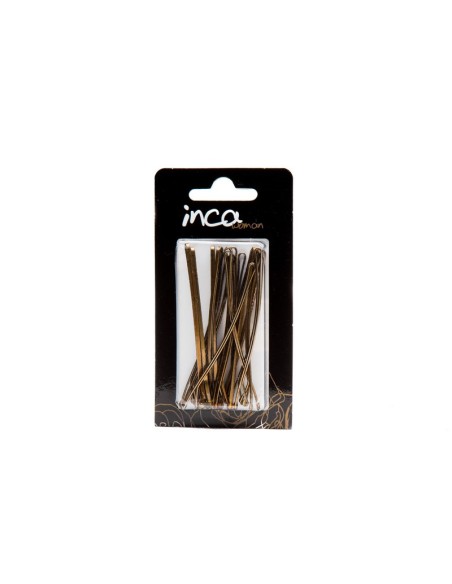 Horquilla curva grande dorada 7 cm Inca 11053, pack 20 unidades