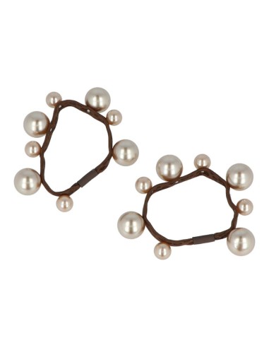 Goma pelo con perlas Inca 30119, pack 2 unidades
