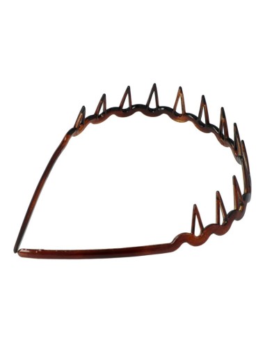 Diadema pelo de pinchos de concha francesa Inca 80003