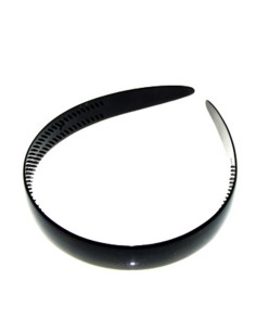 Diadema pelo lisa de concha francesa Inca 80001 2