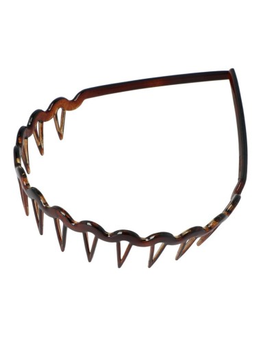 Diadema pelo de pinchos de concha francesa Inca 80003