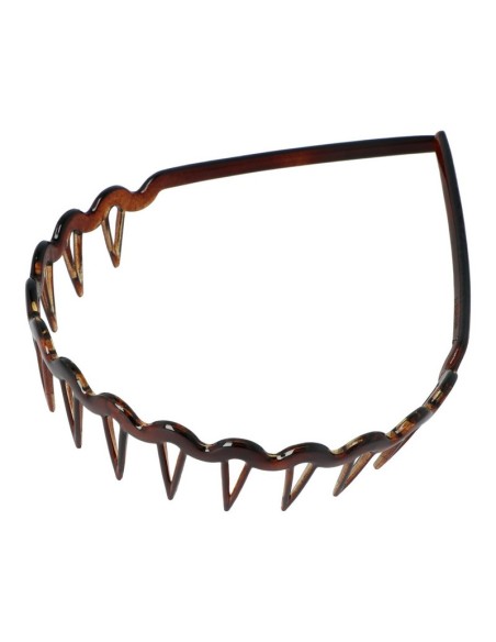 Diadema pelo de pinchos de concha francesa Inca 80003