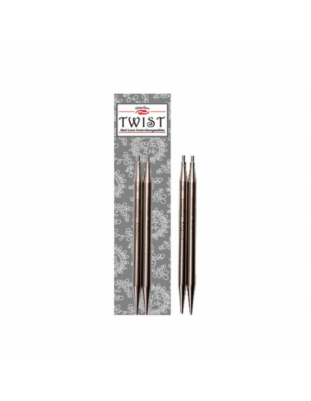 Agujas intercambiables 8 cm Twist lace ChiaoGoo 7503