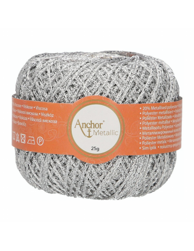 Perlé Anchor Metallic 25 gr 4716000, 10 ovillos