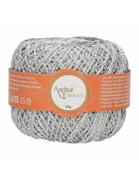 Perlé Anchor Metallic 25 gr 4716000, 10 ovillos