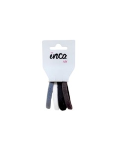 Goma pelo acrílica colores surtidos Inca 11001, pack 4 gomas
