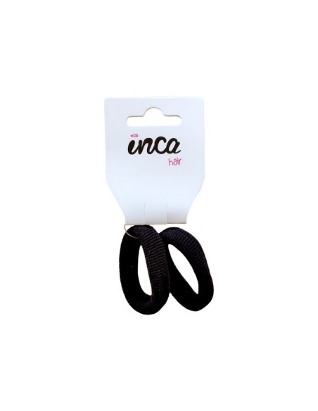 Goma pelo acrílica ancha negra Inca 11018, pack 2 gomas
