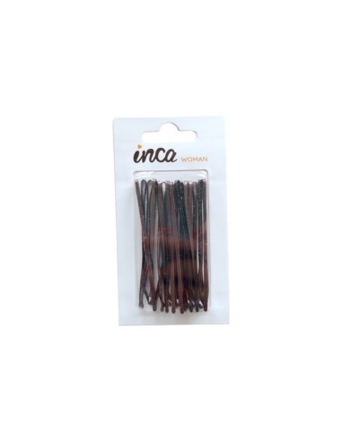 Horquilla curva grande marrón 7 cm Inca 11052, pack 20 unidades
