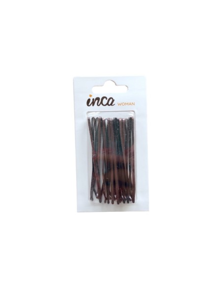 Horquilla curva grande marrón 7 cm Inca 11052, pack 20 unidades