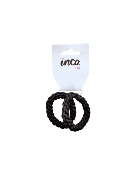 Goma pelo eslabón negro Inca 11105, pack 2 gomas