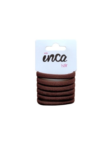 Goma pelo marrón chocolate Inca 50117, pack 6 unidades