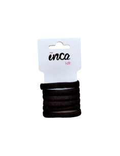 Goma pelo negra 5 cm Inca 50121, pack 6 unidades