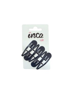 Pinza pelo azul marino 5 cm Inca 50610, pack 5 unidades