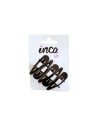 Pinza pelo negra 5 cm Inca 50621, pack 5 unidades