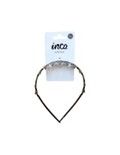 Diadema pelo de pinchos de concha francesa Inca 80003