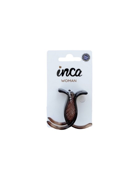 Pinza pelo estrecha marrón de concha francesa Inca 80024