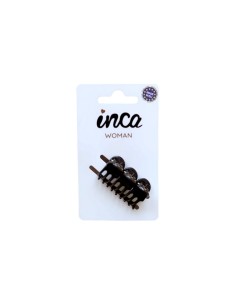 Pinza pelo negra de concha francesa Inca 80027, pack 3 unidades