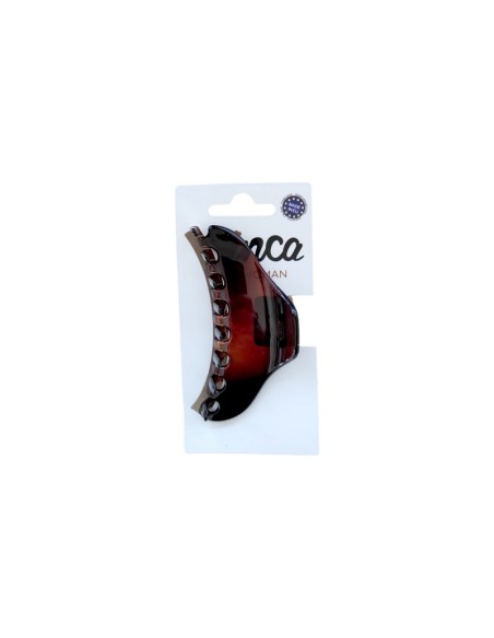 Pinza pelo curvada marrón de concha francesa Inca 80036
