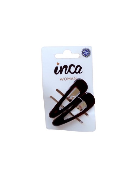 Pinza pelo marrón de concha francesa Inca 80077