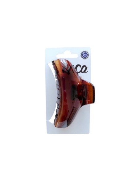 Pinza pelo curvada marrón de concha francesa Inca 80093