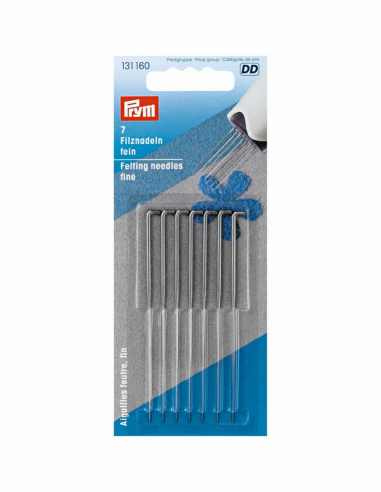 Agujas finas afieltrar Prym 131160, blíster
