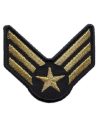 Aplicación 9841 militar (5,50 x 5,00 cm), 3 u