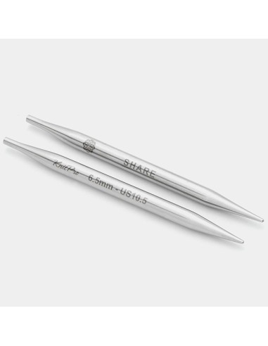 Aguja intercambiable Knitpro Mindful 10 cm, par