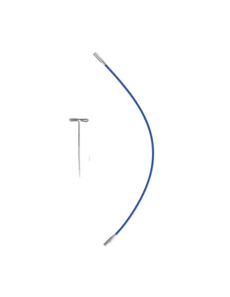 Cable X-Flex Twist Blue ChiaoGoo 13 cm 7605-S, unidad