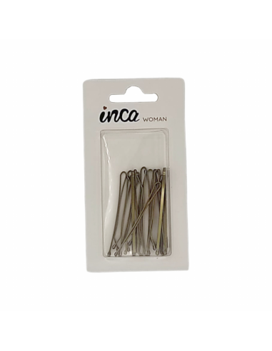 Horquilla curvas peq. dorada 5 cm Inca 11050, pack 20 unidades