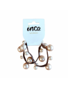 Goma pelo con perlas Inca 30119, pack 2 unidades