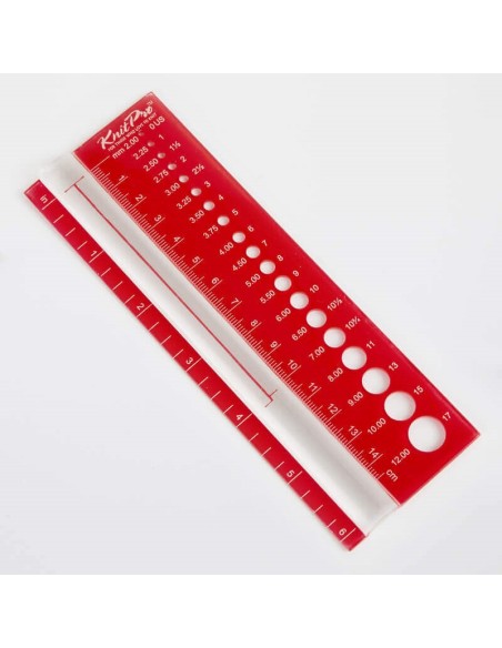 Medidor de agujas rectangular Knitpro 10701