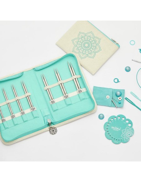 Set agujas interc. 3-6 mm 10 cm KnitPro Mindful Kindness 36311