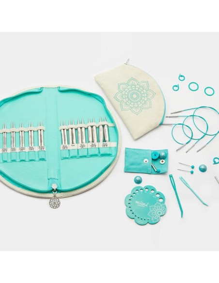 Set agujas interc. 3-10 mm 10 cm KnitPro Mindful Warmth 36310