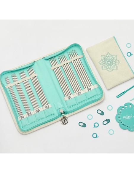 Set agujas doble punta 2-5 mm 15 cm KnitPro Mindful Grateful 36331